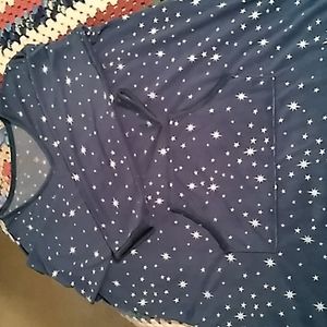 CROFT & BARROW FLEECE NIGHT SHIRT